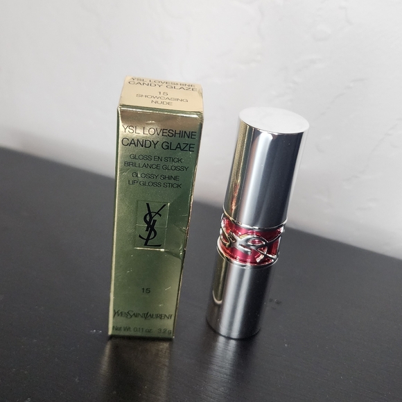 NEW YSL Yves Saint Laurent Candy Glaze Showcasing Nude Lip Gloss Number 15 - Picture 4 of 9
